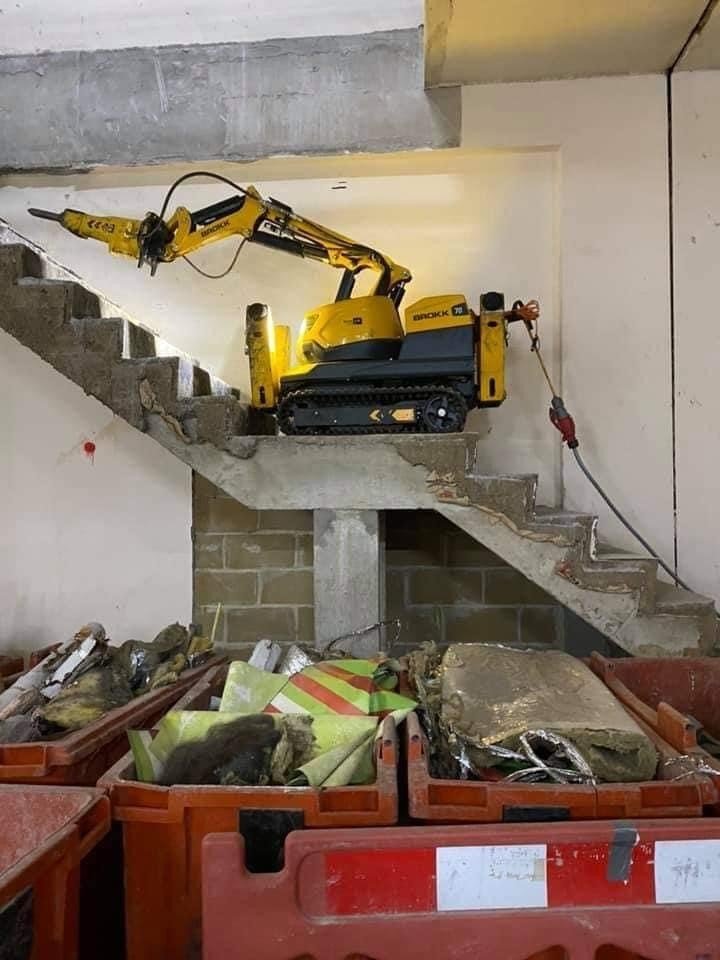 Robotic-demolition. Rotherham